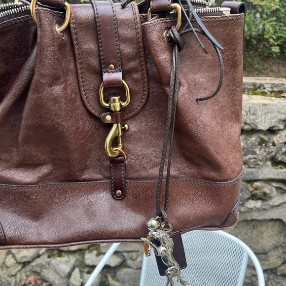 Chloe Kerala Tote Bag - Brown Leather Women's Bag - Picture 4 of 9